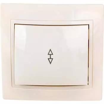 Проходной одноклавишный выключатель IEK КВАРТА EVK12-K33-10-DM