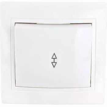 Проходной одноклавишный выключатель IEK КВАРТА EVK12-K01-10-DM