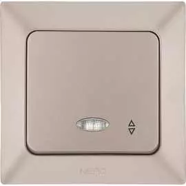 Проходной одноклавишный выключатель NE-AD Aras 93-123-05I