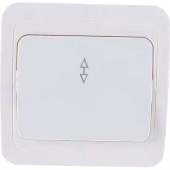 Проходной одноклавишный выключатель Smartbuy Марс SBE-02w-10-SW12-0