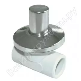 Проходной вентиль под штукатурку pipelife instaplast хром, 25 серый 3295441508