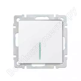 Проходной одноклавишный выключатель Smartbuy Нептун SBE-05w-10-SW12-1