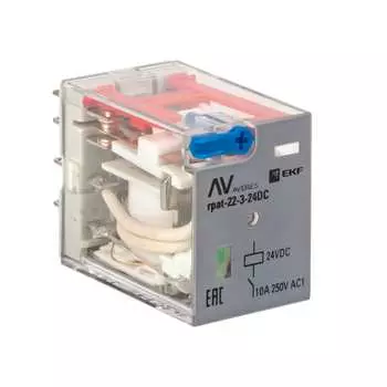 Промежуточное реле EKF AVERES rpat-22-3-24DC