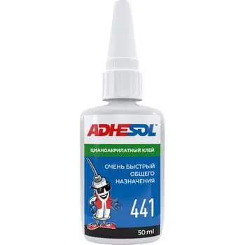 Проникающий цианоакрилатный клей ADHESOL 441 441103
