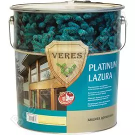 Пропитка veres platinum lazura №2 сосна 10 л 1 48832