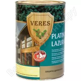 Пропитка veres platinum lazura №3 тик 0.9 л 1/6 48811