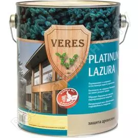 Пропитка veres platinum lazura №7 махагон 2.7 л 1/4 48824