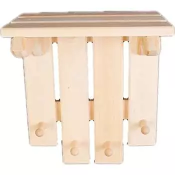 Простая полка-вешалка Бацькина баня