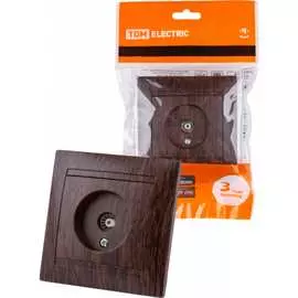 Простая телевизионная розетка TDM ELECTRIC Лама SQ1815-0417