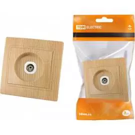 Простая телевизионная розетка TDM ELECTRIC Таймыр SQ1814-0222