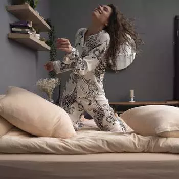 Простыня на резинке KUPU-KUPU