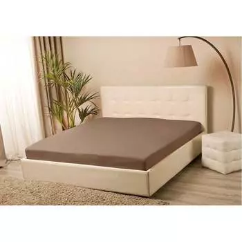 Простыня на резинке KUPU-KUPU VIOLETT KPM-200/мокко