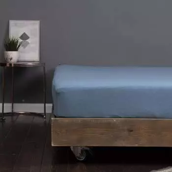 Простыня на резинке KUPU-KUPU VIOLETT KPM-180/гол.ель меланж