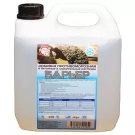 Противоморозная добавка в бетонные и строительные растворы Барьер 4665296514585