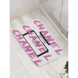 Противоскользящий коврик для ванной, сауны, бассейна JOYARTY Шанель №5 bath_4825