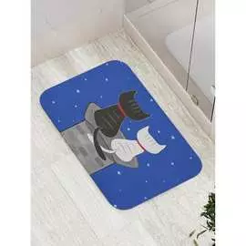 Противоскользящий коврик для ванной, сауны, бассейна JOYARTY Ночные коты bath_4859