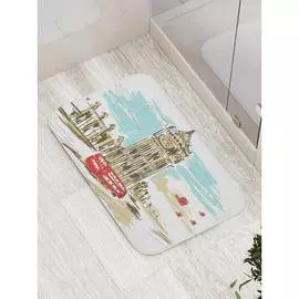Противоскользящий коврик для ванной, сауны, бассейна JOYARTY Лондонский вид bath_4874