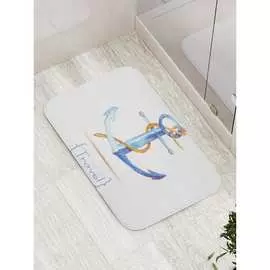 Противоскользящий коврик для ванной, сауны, бассейна JOYARTY Якорь для путешествия bath_15953