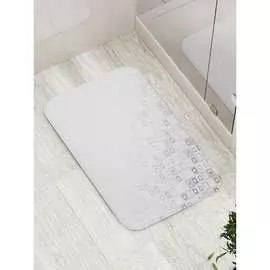Противоскользящий коврик для ванной, сауны, бассейна JOYARTY Появление квадратов bath_20865