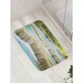 Противоскользящий коврик для ванной, сауны, бассейна JOYARTY Пологий водопад bath_20939