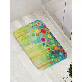 Противоскользящий коврик для ванной, сауны, бассейна JOYARTY Взлет красочных одуванчиков bath_21127