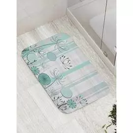 Противоскользящий коврик для ванной, сауны, бассейна JOYARTY Краски одуванчиков bath_7959