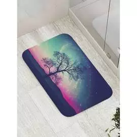 Противоскользящий коврик для ванной, сауны, бассейна JOYARTY Древо космоса bath_8986
