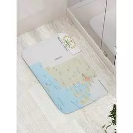 Противоскользящий коврик для ванной, сауны, бассейна JOYARTY