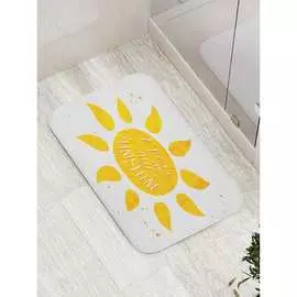 Противоскользящий коврик для ванной, сауны, бассейна JOYARTY Солнце признаний bath_19578