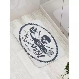 Противоскользящий коврик для ванной, сауны, бассейна JOYARTY Пиратский клич bath_15947