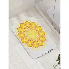 Противоскользящий коврик для ванной, сауны, бассейна JOYARTY Манипура чакра bath_18758
