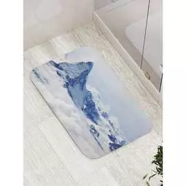Противоскользящий коврик для ванной, сауны, бассейна JOYARTY Гора в облаках bath_20418