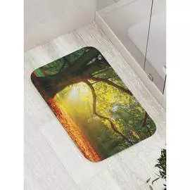 Противоскользящий коврик для ванной, сауны, бассейна JOYARTY Последнее тепло bath_16589