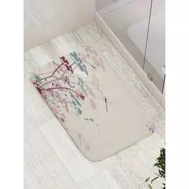 Противоскользящий коврик для ванной, сауны, бассейна JOYARTY Красочный укроп bath_18348