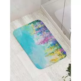 Противоскользящий коврик для ванной, сауны, бассейна JOYARTY Небо из цветов bath_19556