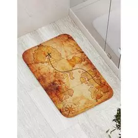 Противоскользящий коврик для ванной, сауны, бассейна JOYARTY Дорога к сокровищам bath_18560