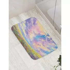 Противоскользящий коврик для ванной, сауны, бассейна JOYARTY Небесные краски bath_19334