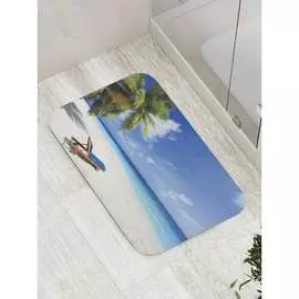 Противоскользящий коврик для ванной, сауны, бассейна JOYARTY Лежак в одиночестве bath_9363