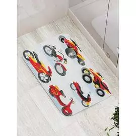 Противоскользящий коврик для ванной, сауны, бассейна JOYARTY Вариации мотоциклов bath_17783