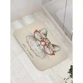 Противоскользящий коврик для ванной, сауны, бассейна JOYARTY Будь умным bath_15560