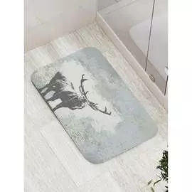 Противоскользящий коврик для ванной, сауны, бассейна JOYARTY Призрачный олень bath_17532