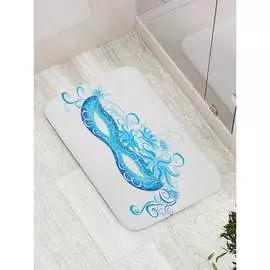 Противоскользящий коврик для ванной, сауны, бассейна JOYARTY Маска с завитками bath_9468