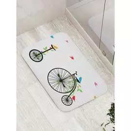 Противоскользящий коврик для ванной, сауны, бассейна JOYARTY Необычные велосипеды bath_17794