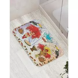 Противоскользящий коврик для ванной, сауны, бассейна JOYARTY