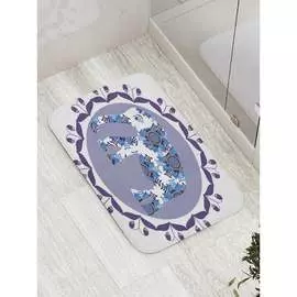 Противоскользящий коврик для ванной, сауны, бассейна JOYARTY Зимний слон bath_8898