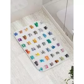 Противоскользящий коврик для ванной, сауны, бассейна JOYARTY Виды минералов bath_7500