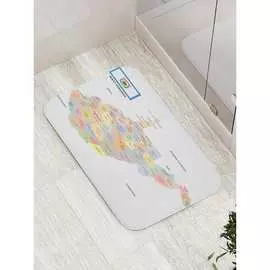 Противоскользящий коврик для ванной, сауны, бассейна JOYARTY