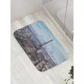 Противоскользящий коврик для ванной, сауны, бассейна JOYARTY Величие эйфелевой башни bath_11326