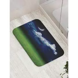 Противоскользящий коврик для ванной, сауны, бассейна JOYARTY Лунная поляна bath_12871