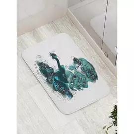 Противоскользящий коврик для ванной, сауны, бассейна JOYARTY Маска кошечки bath_13862